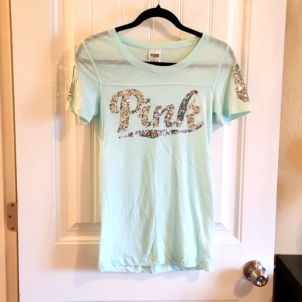 Sequin Victoria's Secret Pink shirt